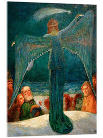 Acrylglasbild Verkündigung an die Hirten, 1902 - Heinrich Vogeler