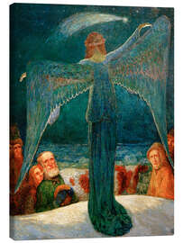 Leinwandbild Verkündigung an die Hirten, 1902 - Heinrich Vogeler