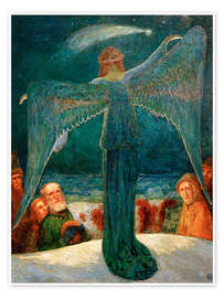 Wandbild Verkündigung an die Hirten, 1902 - Heinrich Vogeler