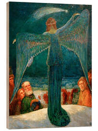 Holzbild Verkündigung an die Hirten, 1902 - Heinrich Vogeler