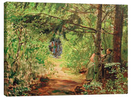 Leinwandbild Im Grünen - Max Slevogt