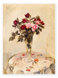 Wandbild Stilleben mit Rosen, 1904 - Max Slevogt