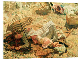 Acrylglasbild Am Strand, 1910 - Sir William Orpen