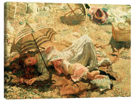 Leinwandbild Am Strand, 1910 - Sir William Orpen