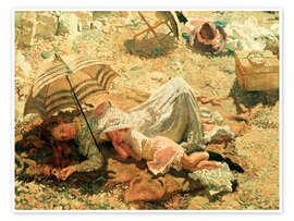 Poster Am Strand, 1910 - Sir William Orpen