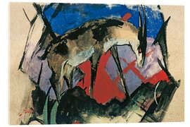 Acrylglasbild Antilope, 1913 - Franz Marc