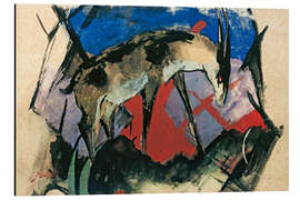 Print på aluminium Antelope, 1913 - Franz Marc