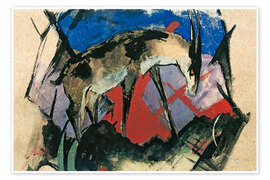 Wandbild Antilope, 1913 - Franz Marc