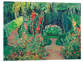 Acrylglasbild Sommergarten, 1913
