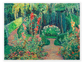 Poster Sommergarten, 1913