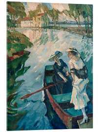 Acrylglasbild Sonnige Ausfahrt - Leo Putz