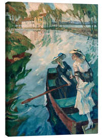 Leinwandbild Sonnige Ausfahrt - Leo Putz