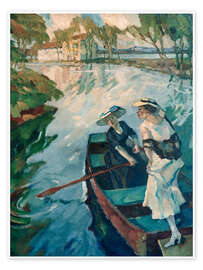 Poster Sonnige Ausfahrt - Leo Putz