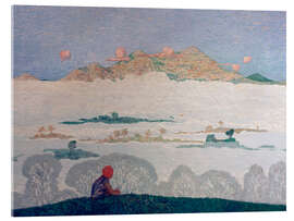 Acrylglasbild Nebliger Morgen in Ceylon, 1906 - Heinrich Vogeler