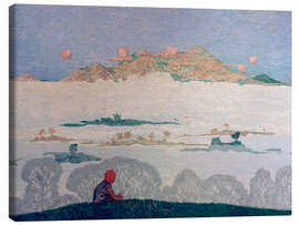 Leinwandbild Nebliger Morgen in Ceylon, 1906 - Heinrich Vogeler