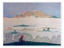 Poster Nebliger Morgen in Ceylon, 1906 - Heinrich Vogeler