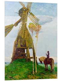 Hartschaumbild Mühle im Teufelsmoor