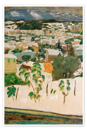 Poster Le Cannet im Schnee, 1927 - Pierre Bonnard