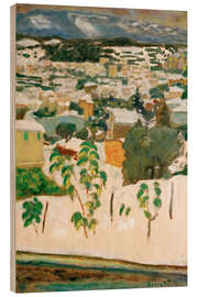 Holzbild Le Cannet im Schnee, 1927 - Pierre Bonnard