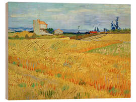 Holzbild Weizenfeld, 1888 - Vincent van Gogh