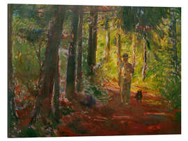 Aluminium print Man on a forest path, 1904 - Max Slevogt