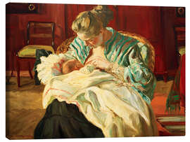 Leinwandbild Mutter und Kind, 1904 - Philipp Franck