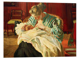 Hartschaumbild Mutter und Kind, 1904