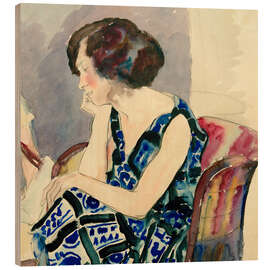 Holzbild Schwiegertochter Hanni, 1927 - Philipp Franck