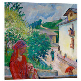 Acrylglasbild Frühlingsregen, 1926 - Giovanni Giacometti