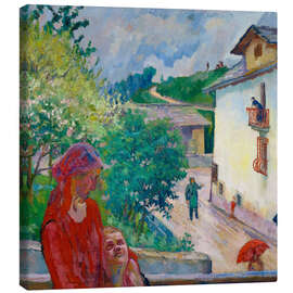 Leinwandbild Frühlingsregen, 1926 - Giovanni Giacometti