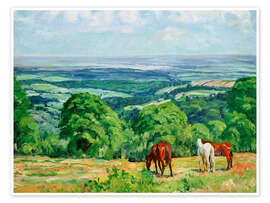 Wandbild Ein Blick ins Weite, 1915 - Philipp Franck