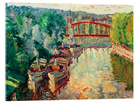 Acrylglasbild Dampferanlegestelle, 1938 - Philipp Franck