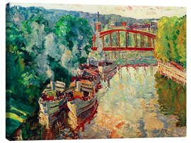 Leinwandbild Dampferanlegestelle, 1938 - Philipp Franck