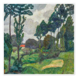 Poster Sommerlandschaft, 1920