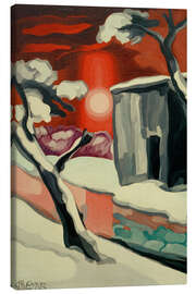 Leinwandbild Letzter Abend des Jahres, 1929 - Oscar Bluemner