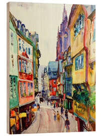 Holzbild Alt Frankfurt, 1928 - Philipp Franck