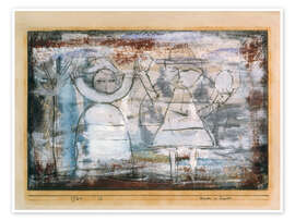 Wandbild Kinder im Schnee, 1924 - Paul Klee