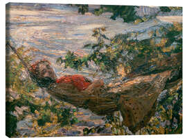 Leinwandbild In der Hängematte - Max Slevogt