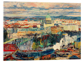 Acrylglasbild Blick auf Postdam mit der Nicolaikirche, 1930 - Philipp Franck