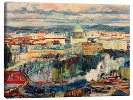 Leinwandbild Blick auf Postdam mit der Nicolaikirche, 1930 - Philipp Franck