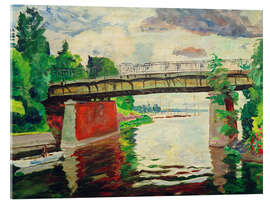 Acrylglasbild Die Wannseebrücke, 1926