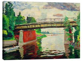 Leinwandbild Die Wannseebrücke, 1926 - Philipp Franck