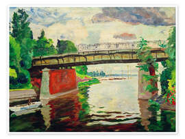 Wandbild Die Wannseebrücke, 1926 - Philipp Franck