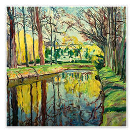 Wandbild Blick auf Schloss Sanssouci, 1932 - Philipp Franck