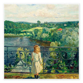 Wandbild Auf der Terrasse - Philipp Franck