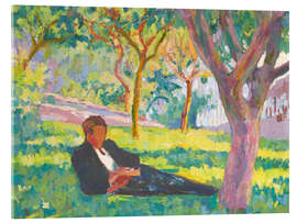 Acrylglasbild Frühlingsnachmittag, 1924 - Giovanni Giacometti