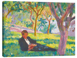 Leinwandbild Frühlingsnachmittag, 1924 - Giovanni Giacometti