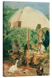 Leinwandbild Unterm Gartenschirm, 1916 - Max Slevogt