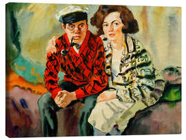 Leinwandbild Carllutz und Hanni, 1926 - Philipp Franck