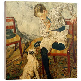 Holzbild Das Frühstück, 1919